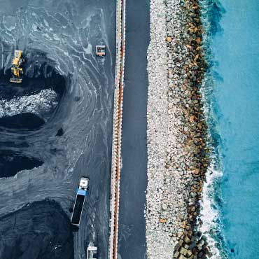 Coal mining operations in Spain